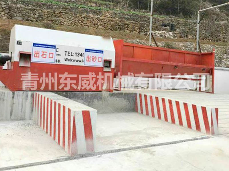 安徽池州砂石分離機(jī)投入使用